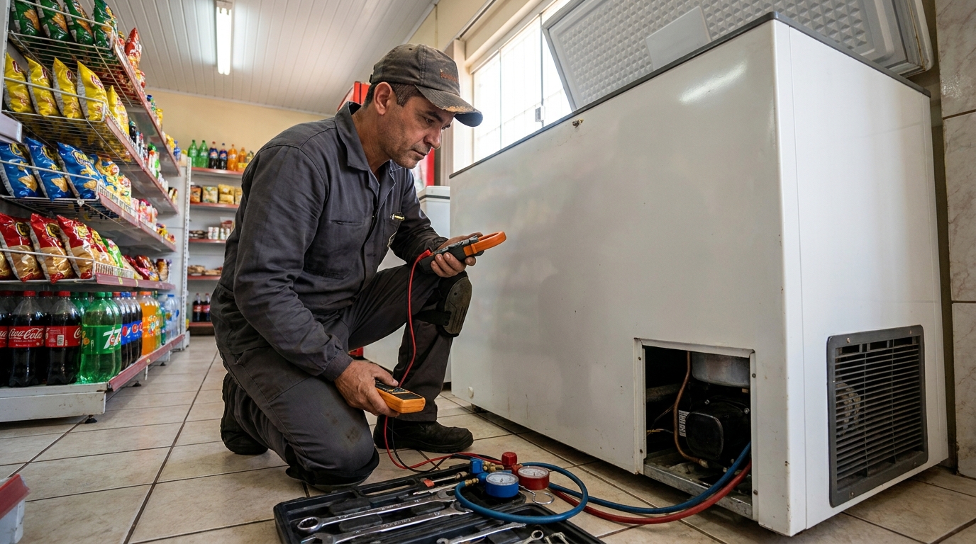 Conserto de placa eletrônica de freezer em Salvador‑BA